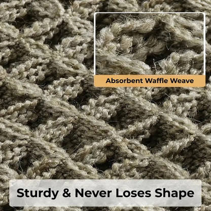 Textured Waffle Bath Mat