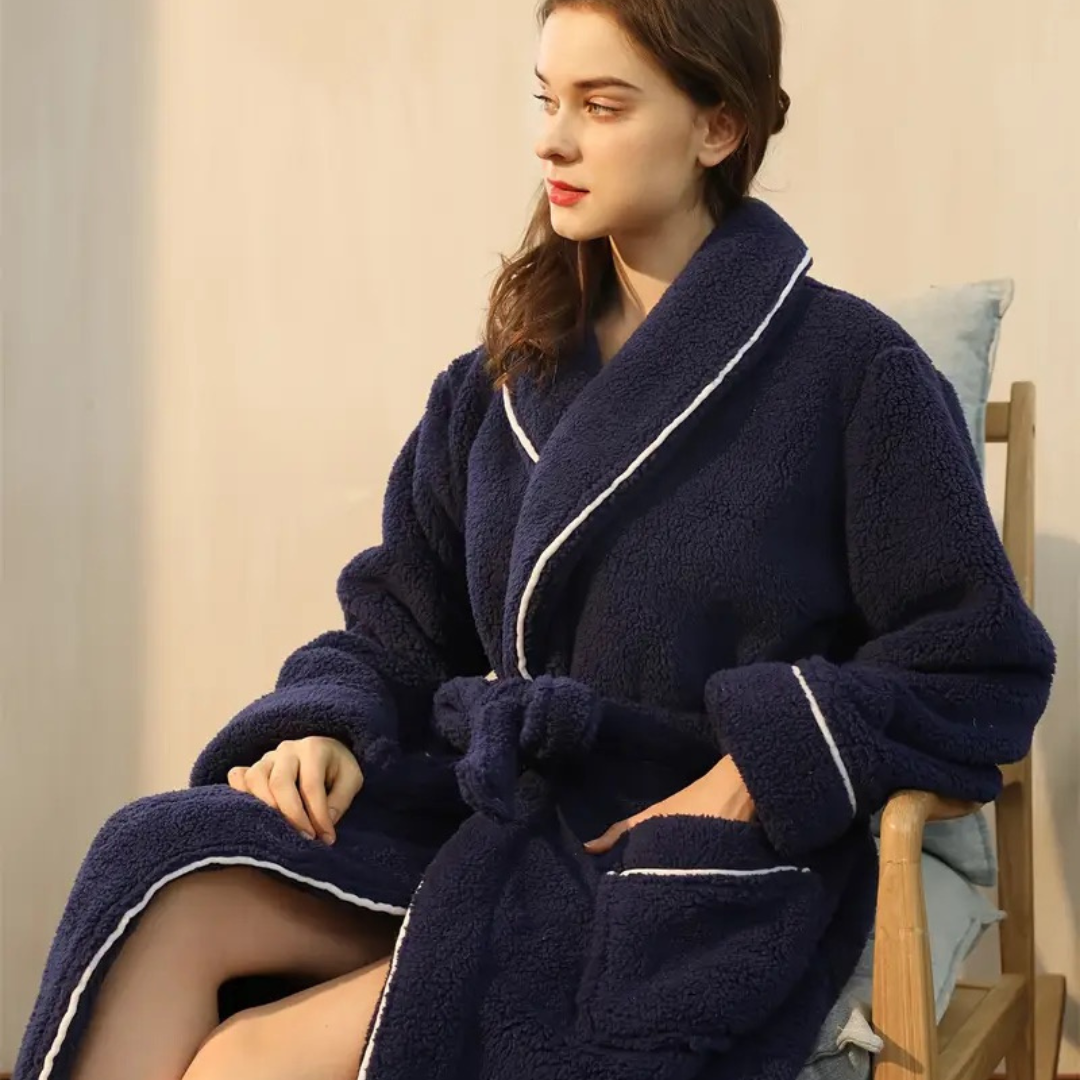 Teddy Fleece Bathrobe